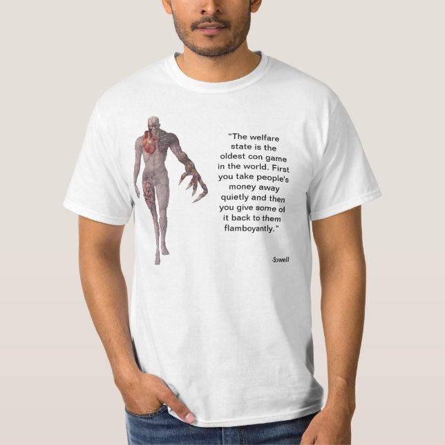 WOHLFAHRTS-STAAT: ZAHL 3D T-Shirt (Vorderseite)
