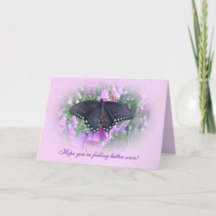 Wohlfühlen Spicebush Frack Butterfly Karte