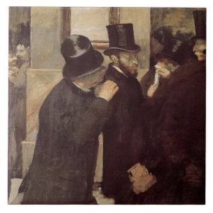 Wohlhabende Männer an der Börse (von Edgar Degas) Fliese