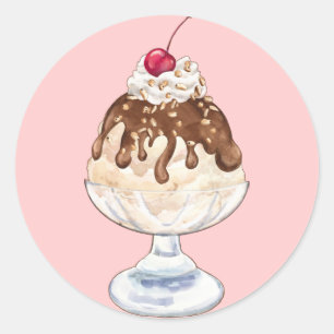 Wohlschmeckende Aufkleber - Eiscreme