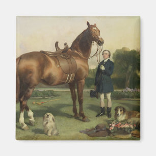 Wohlstand (Öl auf Leinwand) Magnet