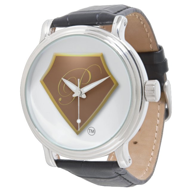 Wohlstand U. LLC Jet Watch w/ Leather Stap Armbanduhr (Schrägansicht)
