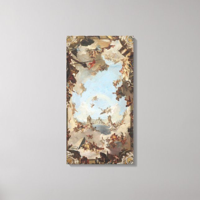 Wohlstand und Nutzen der spanischen Monarchie Leinwanddruck (Vorderseite)