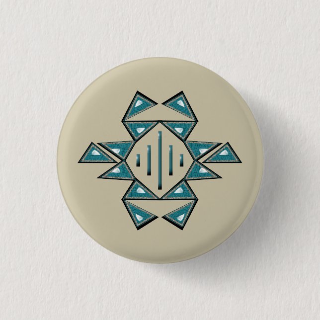 Wohlstands-Knopf Button (Vorderseite)