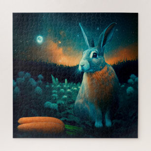 Wohlstandskrabbit im Mondlicht