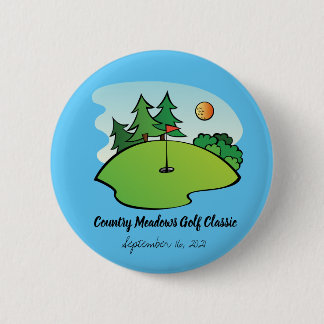 Wohltätigkeit des Golfturniers - Business-Button Button