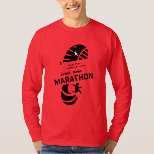 Wohltätigkeit Marathon Werbeveranstaltung Merch T-Shirt