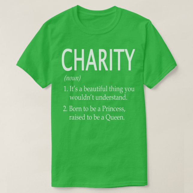Wohltätigkeit Name Geschenk 102 T-Shirt (Design vorne)