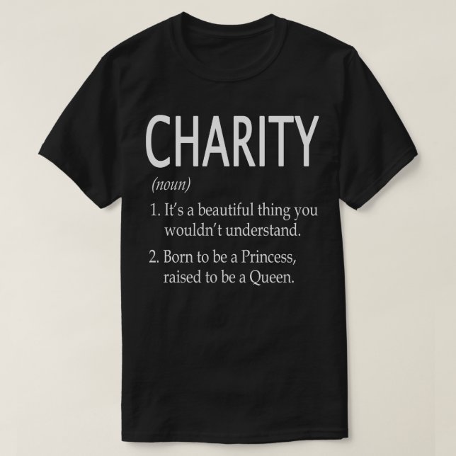 Wohltätigkeit Name Geschenk 156 T-Shirt (Design vorne)