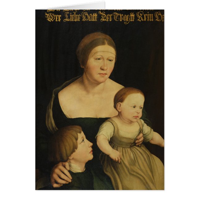 Wohltätigkeit oder die Familie des Künstlers, (Vorne)