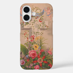 Wohltätigkeit und Blume der Hoffnung iPhone 16 Hülle