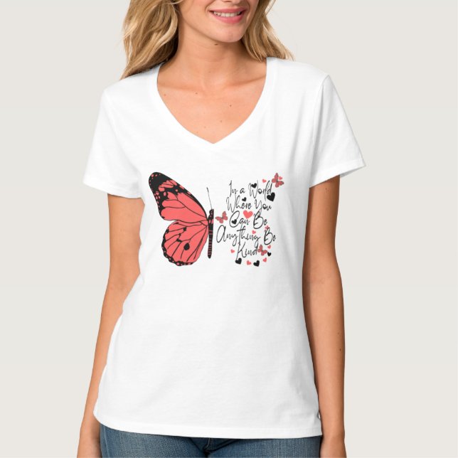 Wohlwollende Butterfly-Freundlichkeit T-Shirt (Vorderseite)