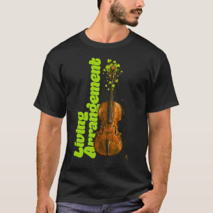 Wohnanordnung Reben Cello Klassische Musik Kunst T-Shirt