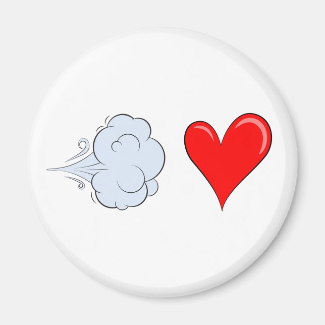 Wohnen der Liebe Magnet (Vorne)