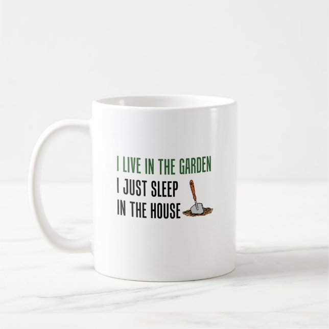 Wohnen Sie im Garten und schlafen Sie im Haus Kaffeetasse (Links)