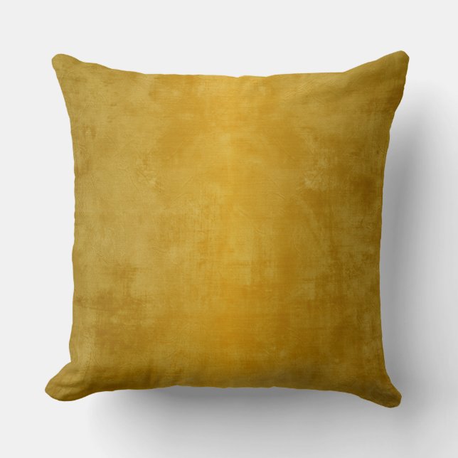 Wohngestaltung akzeptiert Metallic Gold Kissen (Vorderseite)