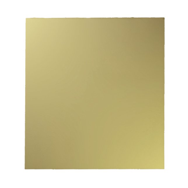 Wohngestaltung akzeptiert weiches Gold Notizblock (Vorderseite)