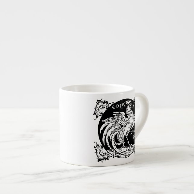 Wohngestaltung, Bekleidung und Geschenke in einer  Espressotasse (Vorderseite Rechts)