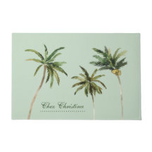 Wohngestaltung der Wasserfarbenpalmen Tropical Off