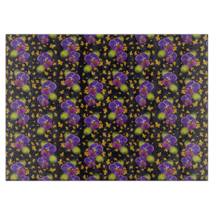 Wohngestaltung des Violettfarbenmusters Schneidebrett