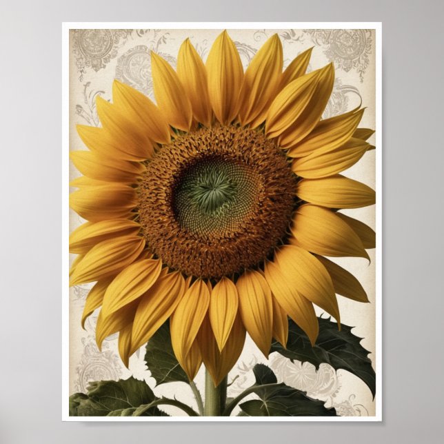 Wohngestaltung Frische Sonnenblumen Blume Mendrisi Poster (Vorne)