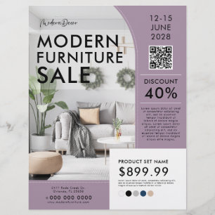 Wohngestaltung für moderne Möbel - Verkauf von Mar Flyer