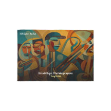 Wohngestaltung Jazz Music Horns Eintrag Rug Welcom