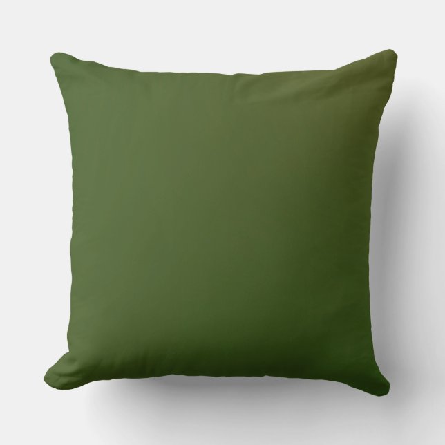Wohngestaltung lässt Olive Green Fade zu Kissen (Vorderseite)