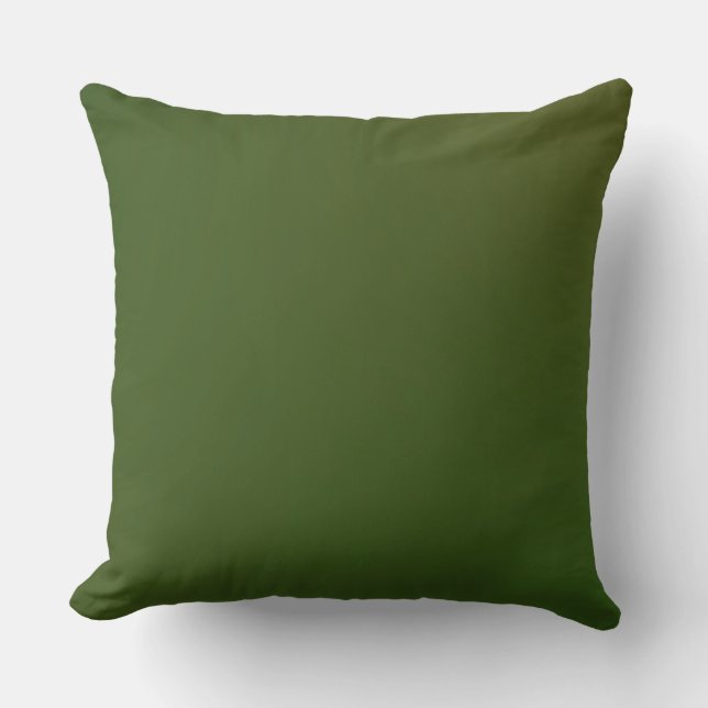 Wohngestaltung lässt Olive Green Fade zu Kissen (Vorderseite)