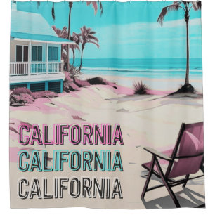 Wohngestaltung Los Angeles California Duschvorhang