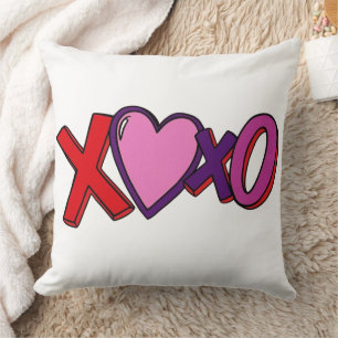 Wohngestaltung, XOXO Kissengeschenk, Valentingesch Kissen