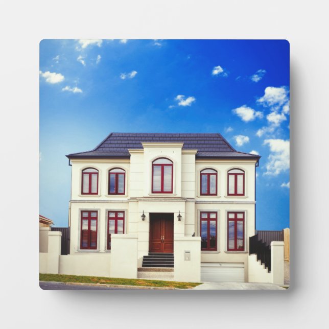 Wohnhaus Fotoplatte (Vorderseite)