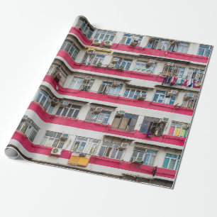 WOHNHAUS IN HONGKONG GESCHENKPAPIER