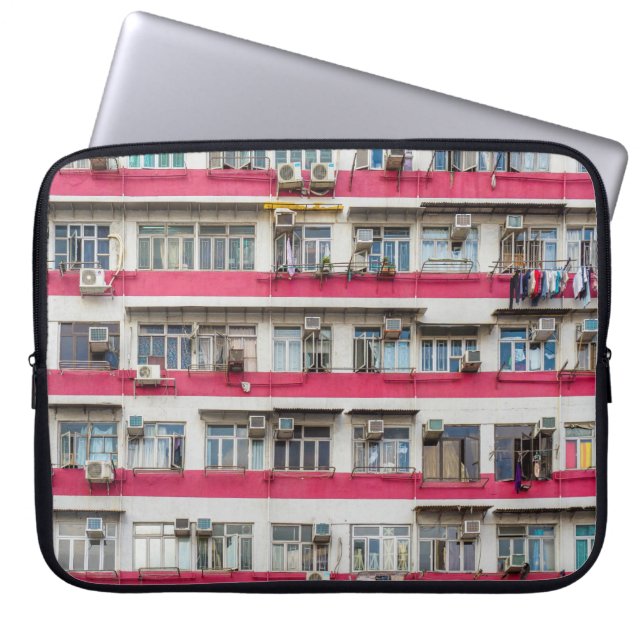 WOHNHAUS IN HONGKONG LAPTOPSCHUTZHÜLLE (Vorderseite)