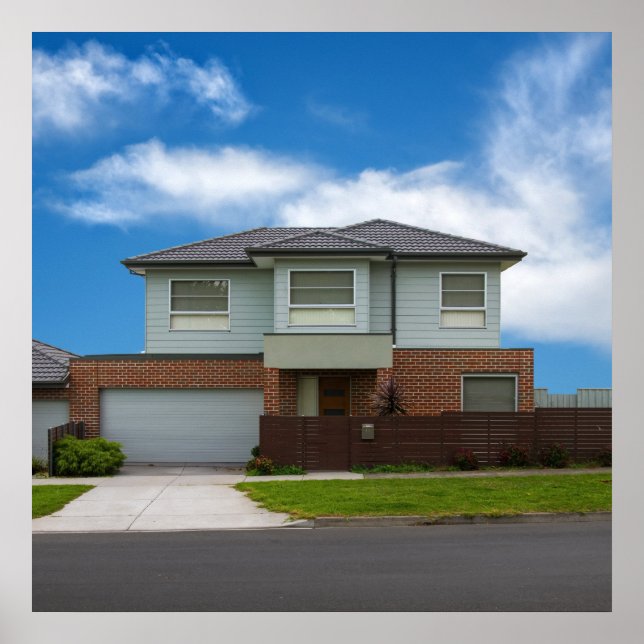 Wohnhaus Poster (Vorne)