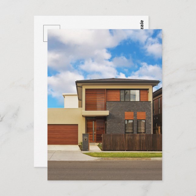 Wohnhaus Postkarte (Vorne/Hinten)