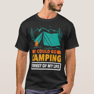Wohnmobil-Accessoires ich könnte Camping Wald von T-Shirt