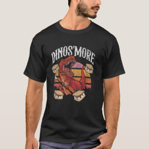 Wohnmobil Camping Retro Lagerfeuer T-Rex Dinos'mor T-Shirt