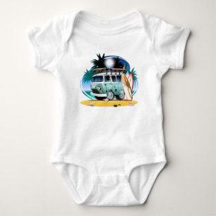 Wohnmobil Cartoon Baby Strampler
