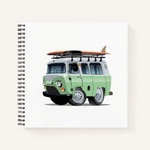 Wohnmobil Cartoon Notizbuch