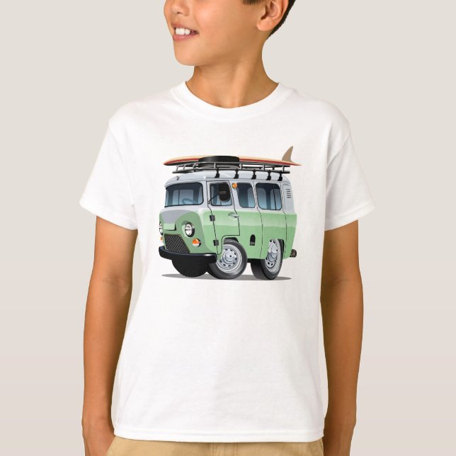 Wohnmobil Cartoon T-Shirt (Vorderseite)
