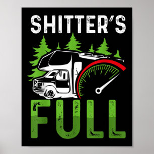 Wohnmobil Rv Camping Camper Ters Voll  Poster