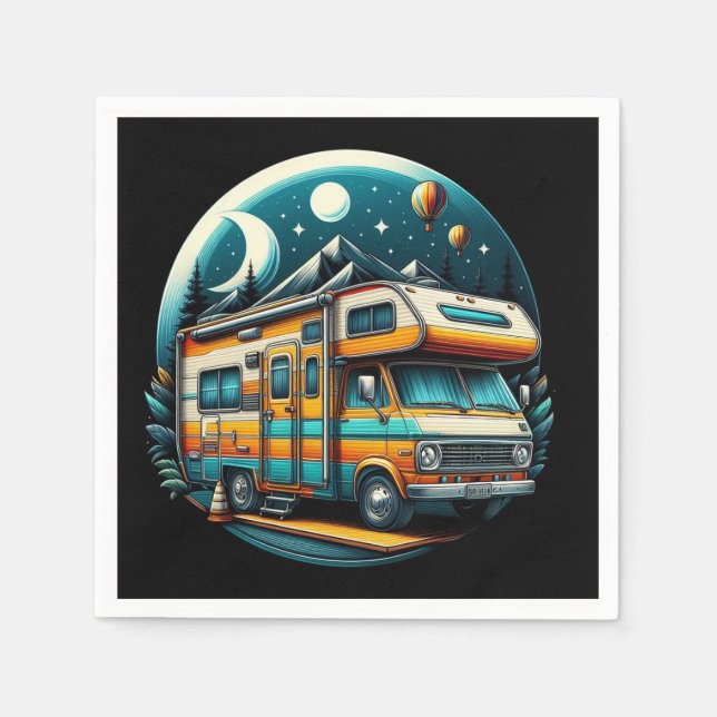 Wohnmobil Servietten! Serviette (Vorderseite)