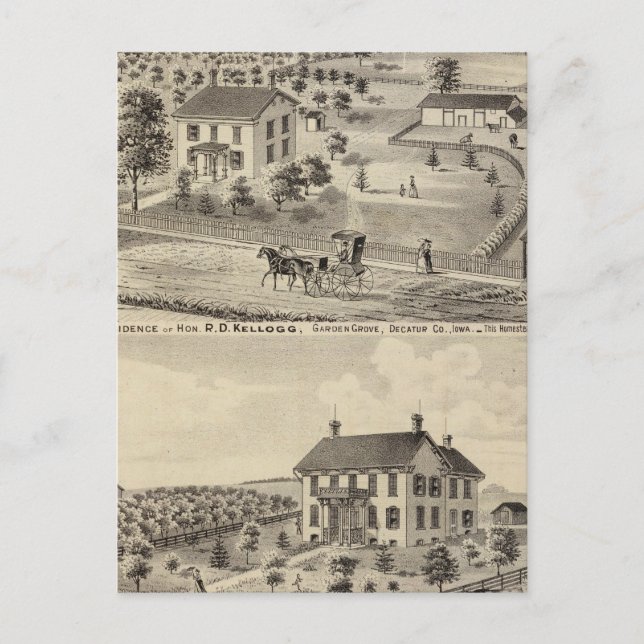 Wohnsitz Oakland Postkarte (Vorderseite)