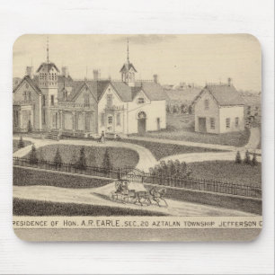 Wohnsitz, Scheune und Nebengebäude von AR Earle Mousepad