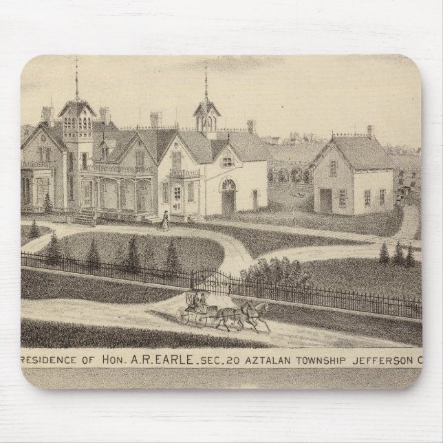 Wohnsitz, Scheune und Nebengebäude von AR Earle Mousepad (Vorne)