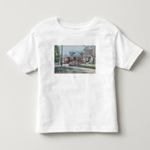 Wohnsitz-Szene auf Coloma Straße Kleinkind T-shirt