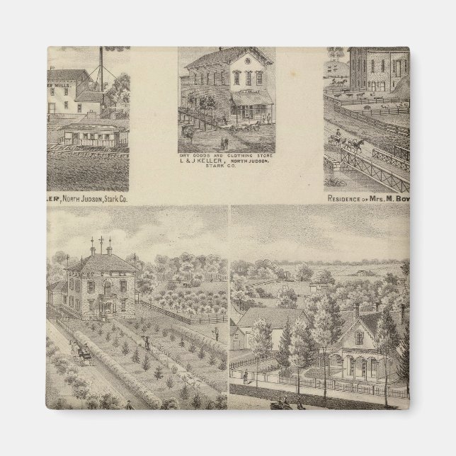 Wohnsitz und Mühle von L & J Keller Magnet (Vorne)