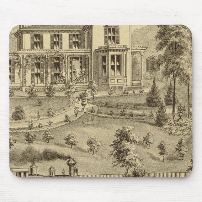 Wohnsitz von David R Kerr Mousepad (Vorne)