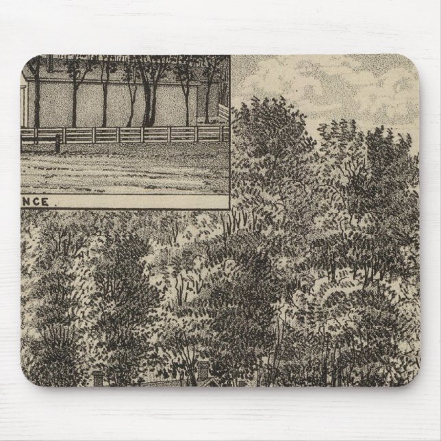 Wohnsitz von DB Williams, Edgerton, Kansas Mousepad (Vorne)